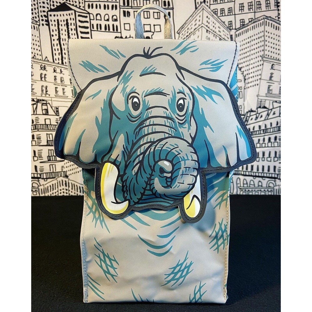 Vintage 90s Critter Craze Critter Children's Soft Lunch Bag Elephant NEW W/ TAG!